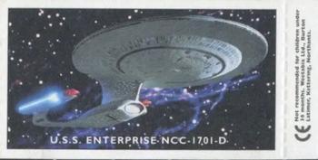1994 Weetabix Star Trek The Next Generation Stickers - Sticker Backs #NNO U.S.S. Enterprise NCC-1701-D Front