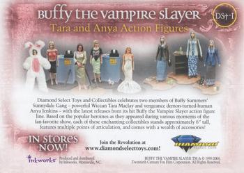 2004 Inkworks Buffy the Vampire Slayer Women of Sunnydale - Promos #DSt-I Anya Back