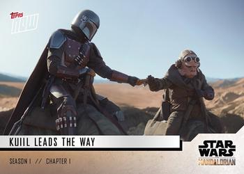 2019 Topps Now Star Wars: The Mandalorian #4 Kuiil Leads The Way Front