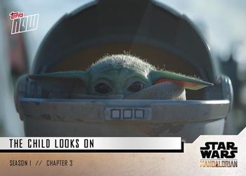 2019 Topps Now Star Wars: The Mandalorian #12 The Child Looks On Front
