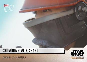 2019 Topps Now Star Wars: The Mandalorian #24 Showdown With Shand Front