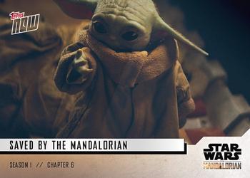 2019 Topps Now Star Wars: The Mandalorian #29 Saved by The Mandalorian Front