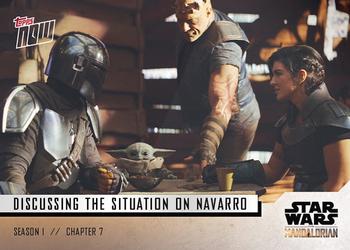 2019 Topps Now Star Wars: The Mandalorian #31 Discussing the Situation on Navarro Front
