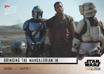 2019 Topps Now Star Wars: The Mandalorian #32 Bringing The Mandalorian In Front
