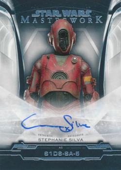 2019 Topps Star Wars Masterwork - Autographs #A-SIL Stephanie Silva Front