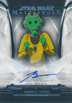 2019 Topps Star Wars Masterwork - Autographs #A-JBR Josh Brener Front