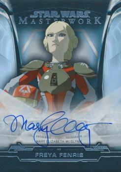 2019 Topps Star Wars Masterwork - Autographs #A-MEM Mary Elizabeth McGlynn Front