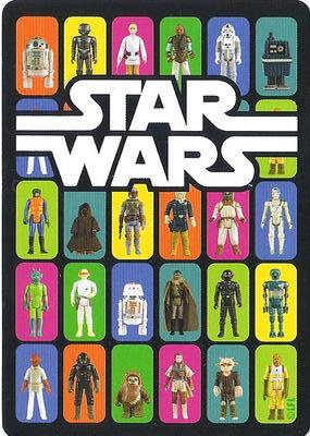 2019 NMR Distribution Star Wars Vintage Kenner Action Figures Playing Cards #2♥ 8D8 Back