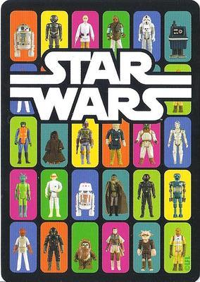 2019 NMR Distribution Star Wars Vintage Kenner Action Figures Playing Cards #J♣ Han Solo Back