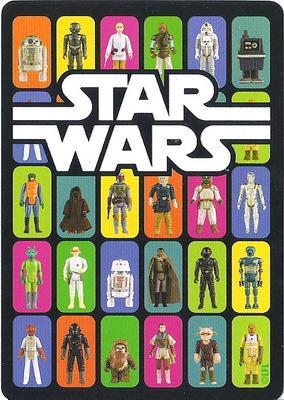 2019 NMR Distribution Star Wars Vintage Kenner Action Figures Playing Cards #7♦ Stormtrooper Back