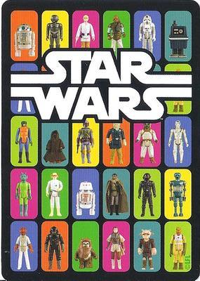 2019 NMR Distribution Star Wars Vintage Kenner Action Figures Playing Cards #2♦ Power Droid Back
