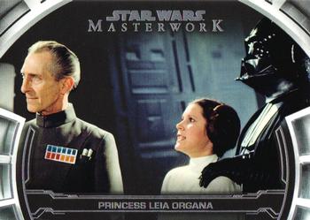 2019 Topps Star Wars Masterwork - Defining Moments #DM-3 Princess Leia Organa Front