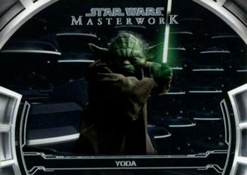 2019 Topps Star Wars Masterwork - Defining Moments #DM-16 Yoda Front