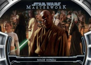 2019 Topps Star Wars Masterwork - Defining Moments #DM-17 Mace Windu Front