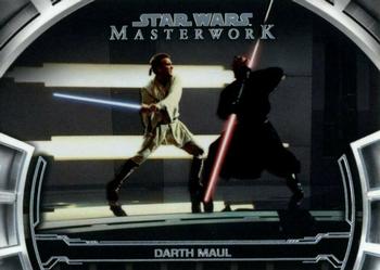 2019 Topps Star Wars Masterwork - Defining Moments #DM-18 Darth Maul Front