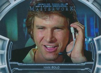 2019 Topps Star Wars Masterwork - Defining Moments Rainbow Foil #DM-2 Han Solo Front