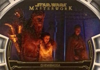 2019 Topps Star Wars Masterwork - Defining Moments Canvas #DM-7 Chewbacca Front