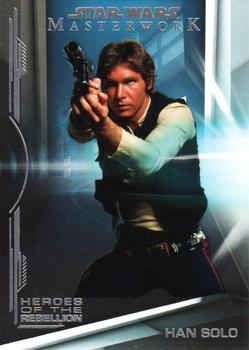 2019 Topps Star Wars Masterwork - Heroes of the Rebellion #HR-2 Han Solo Front