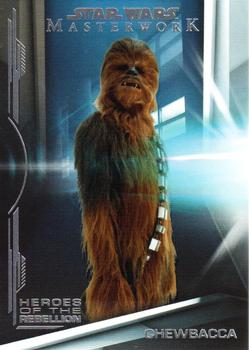 2019 Topps Star Wars Masterwork - Heroes of the Rebellion #HR-4 Chewbacca Front