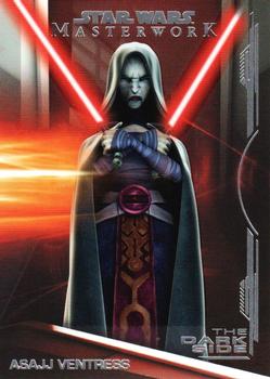 2019 Topps Star Wars Masterwork - The Dark Side #DS-7 Asajj Ventress Front