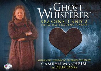 2009 Breygent Ghost Whisperer Seasons 1 & 2 - Authentic Wardrobe Material Cards #GC-18 Camryn Manheim as Delia Banks Front