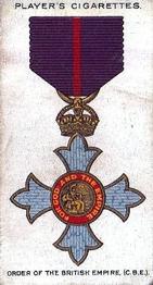1927 Player's War Decorations & Medals #5 The Most Excellent Order of the British Empire (CBE) Front