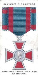 1927 Player's War Decorations & Medals #14 The Royal Red Cross, 2nd Class Front