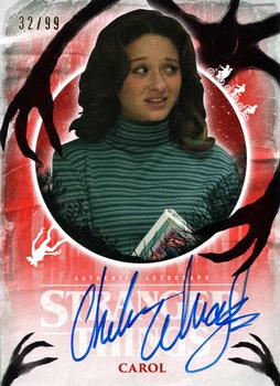 2019 Topps Stranger Things Welcome to the Upside Down - Autographs Mindflayer Orange #NNO Chelsea Talmadge Front