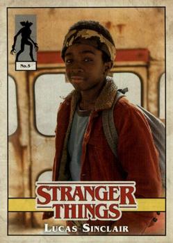 2019 Topps Stranger Things Welcome to the Upside Down - Character Cards #5 Lucas Sinclair Front