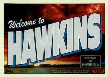 2019 Topps Stranger Things Welcome to the Upside Down - Welcome to Hawkins #HWK-1 Hawkins Front