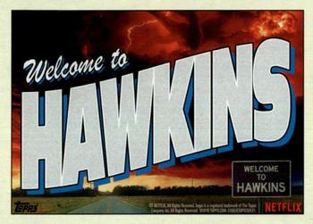 2019 Topps Stranger Things Welcome to the Upside Down - Welcome to Hawkins #HWK-10 Hawkins Public Library Front
