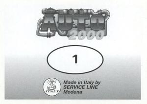 1994 Service Line Auto 2000 Stickers #1 Fiat Cinquecento Back