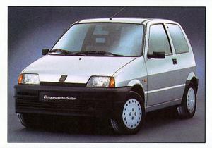 1994 Service Line Auto 2000 Stickers #1 Fiat Cinquecento Front