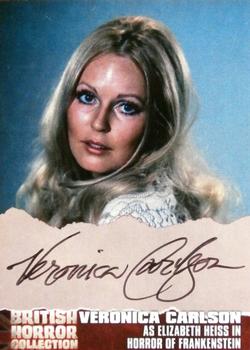 2017 Unstoppable British Horror Collection - Autographs #VC2 Veronica Carlson Front
