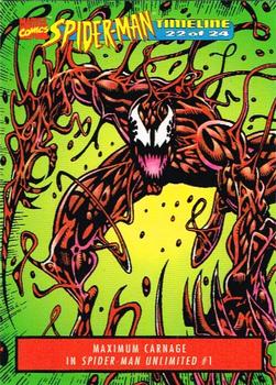 1995 Welches Eskimo Pie Spider-Man Timeline #22 Maximum Carnage Front