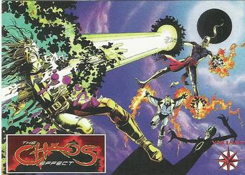 1994 Valiant Chaos Effect Comic Checklist #NNO Shadowman / Master Darque Front