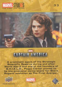 2019 Upper Deck Marvel Studios The First Ten Years - Color Wheel #33 Peggy Carter Back