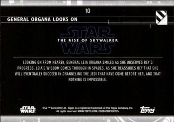 2020 Topps Star Wars: The Rise of Skywalker Series 2  #10 General Organa looks on Back