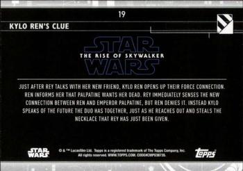 2020 Topps Star Wars: The Rise of Skywalker Series 2  #19 Kylo Ren's Clue Back