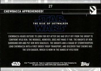 2020 Topps Star Wars: The Rise of Skywalker Series 2  #27 Chewbacca Apprehended! Back