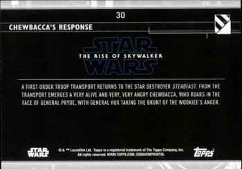 2020 Topps Star Wars: The Rise of Skywalker Series 2  #30 Chewbacca's Response Back