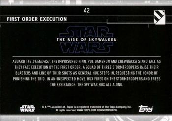 2020 Topps Star Wars: The Rise of Skywalker Series 2  #42 First Order Execution Back