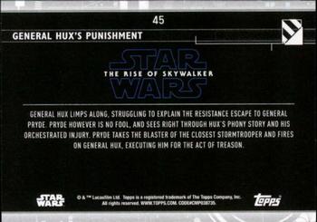 2020 Topps Star Wars: The Rise of Skywalker Series 2  #45 General Hux's Punishment Back