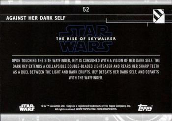 2020 Topps Star Wars: The Rise of Skywalker Series 2  #52 Against her Dark Self Back