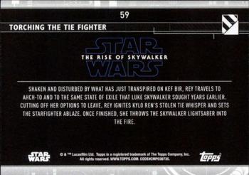 2020 Topps Star Wars: The Rise of Skywalker Series 2  #59 Torching the TIE fighter Back
