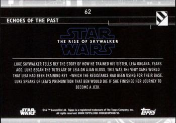 2020 Topps Star Wars: The Rise of Skywalker Series 2  #62 Echoes of the Past Back