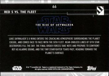 2020 Topps Star Wars: The Rise of Skywalker Series 2  #66 Red 5 Vs. The Fleet Back