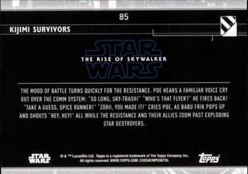 2020 Topps Star Wars: The Rise of Skywalker Series 2  #85 Kijimi Survivors Back