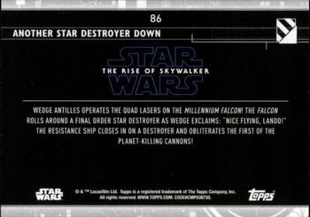 2020 Topps Star Wars: The Rise of Skywalker Series 2  #86 Another Star Destroyer Down Back