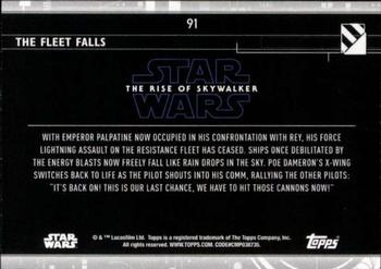 2020 Topps Star Wars: The Rise of Skywalker Series 2  #91 The Fleet Falls Back